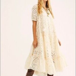 Spell and the Gypsy Designs Collective Fairytale Anglaise Eyelet Maxi Dress XS